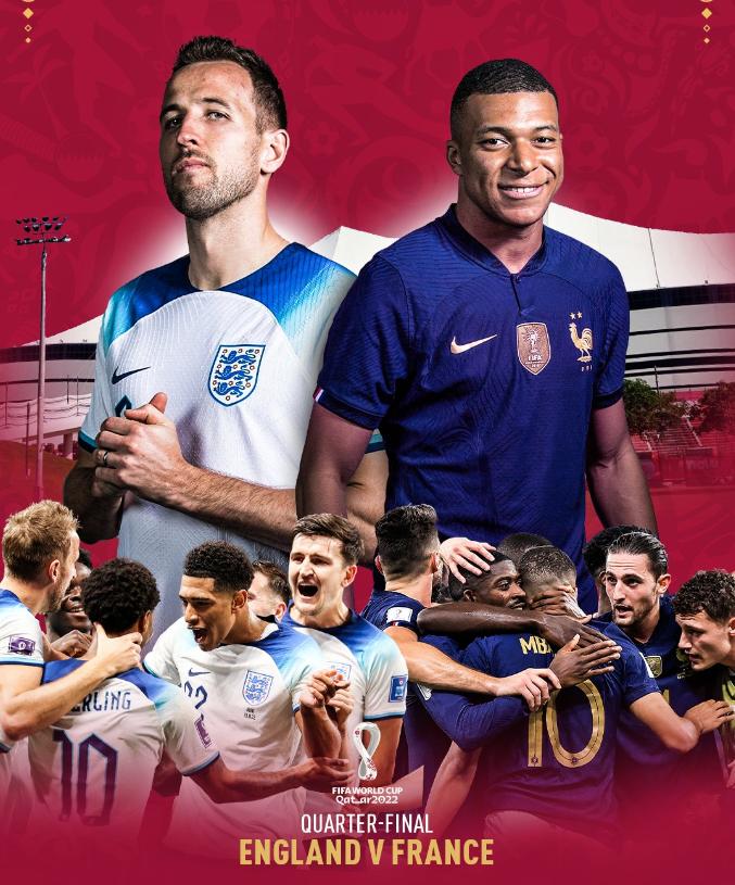 世界杯英格兰3-0威尔士,三狮军团对阵高卢雄鸡海报