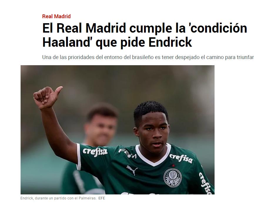 六千万欧签下恩德里克，不再执着于帅哥的皇马，看透了足坛现状