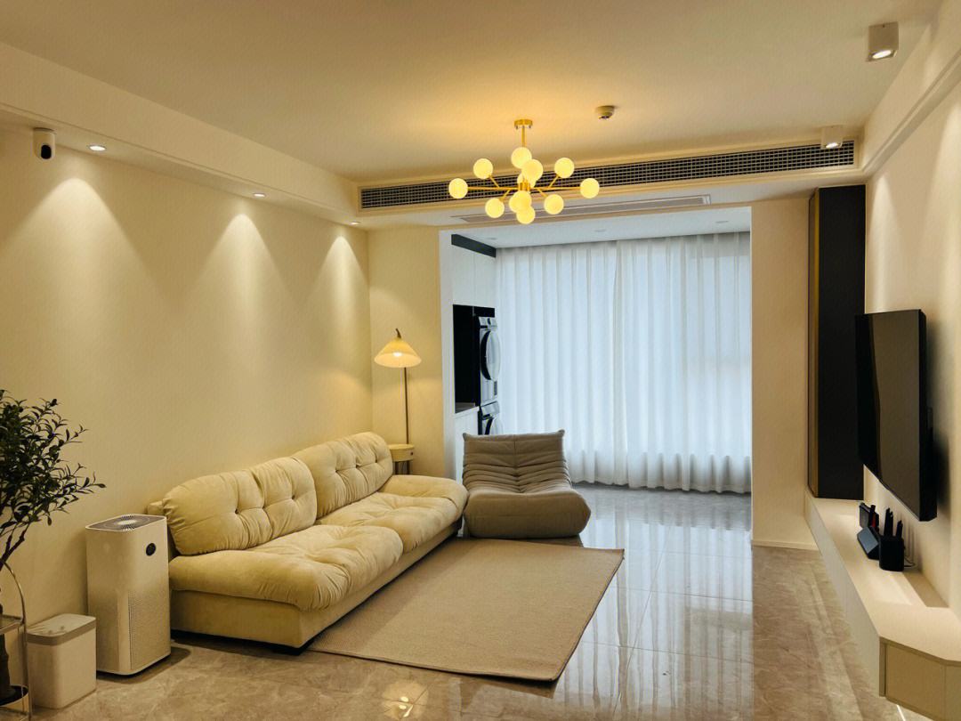 客厅显大的秘诀,客厅做隐藏电视机