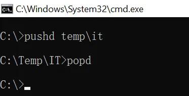 批处理文件命令大全怎么写,批处理popd命令