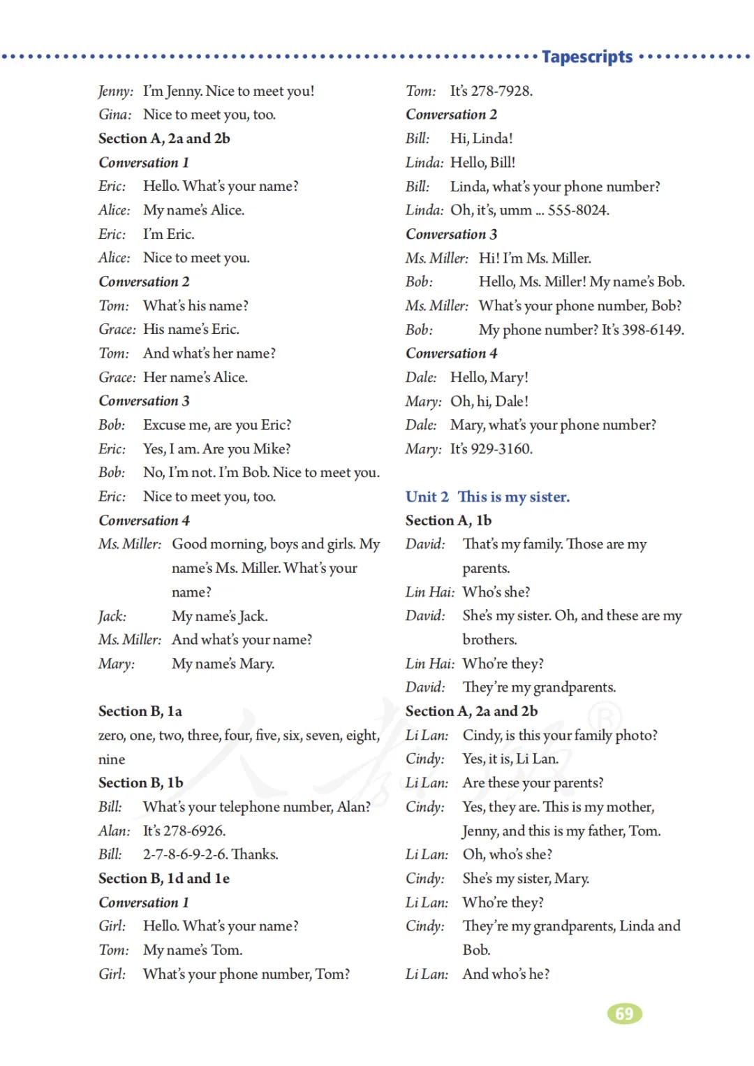 初一英语7年级上册人教版视频,七年级英语电子课本人教版上册