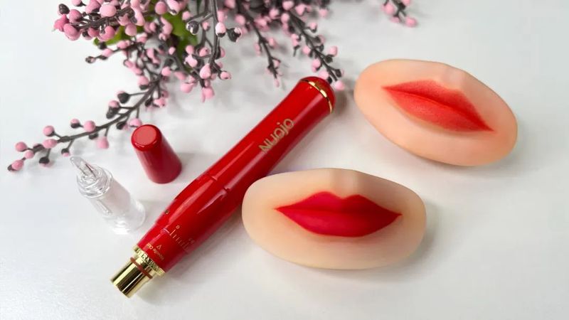 诺娇智造工厂梦露纹唇双针机：不用提高技术能力，做出上色快唇部