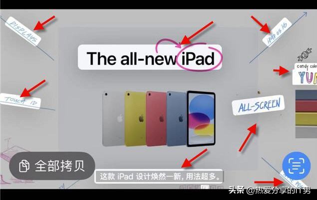 教你用苹果iOS16的实况文本功能一键识别视频画面中的文本