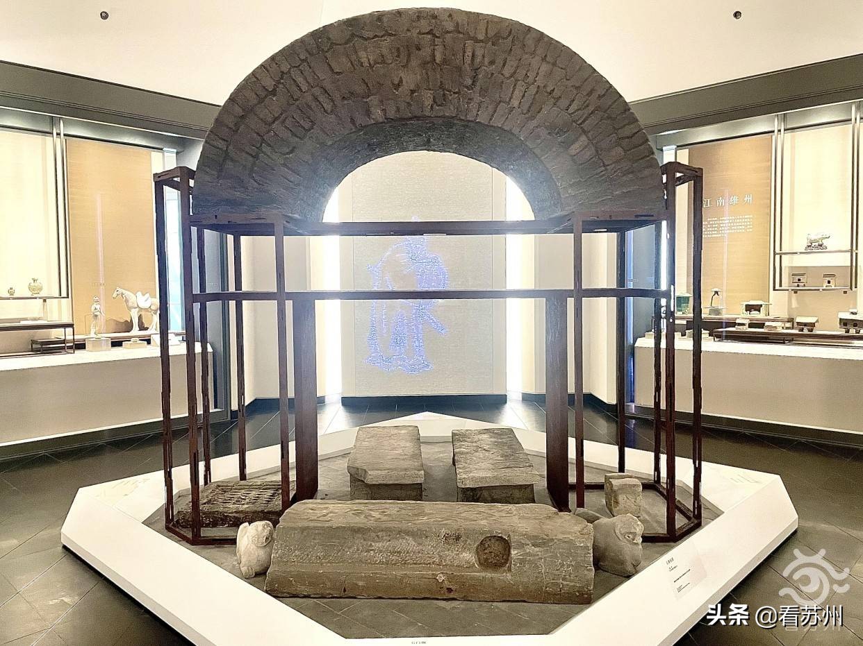 苏州博物馆西馆大乔金簪,苏州博物馆文物玉手镯