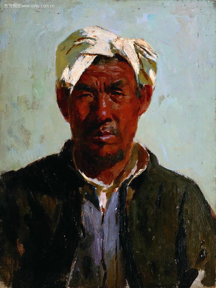 我国现代画家王式廓的油画素描稿,王式廓井冈山会师油画创作背景