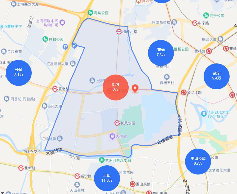 普陀中环内最好楼盘,普陀中环内最好的楼盘