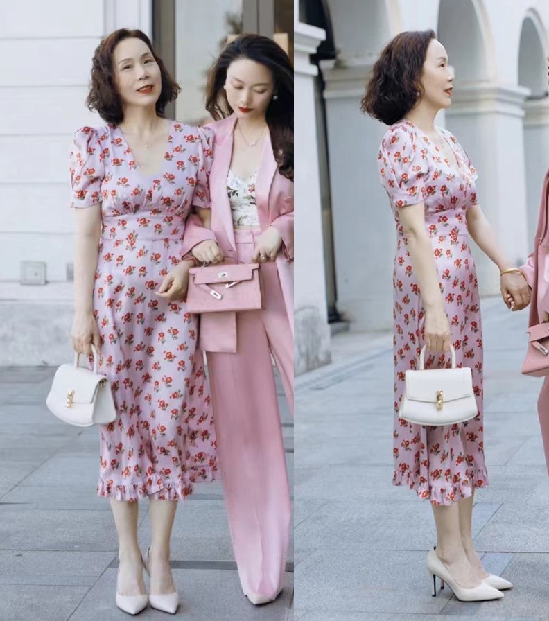 四十岁女人这样穿裙子又减龄时尚,40岁的女生130斤适合穿什么裙子