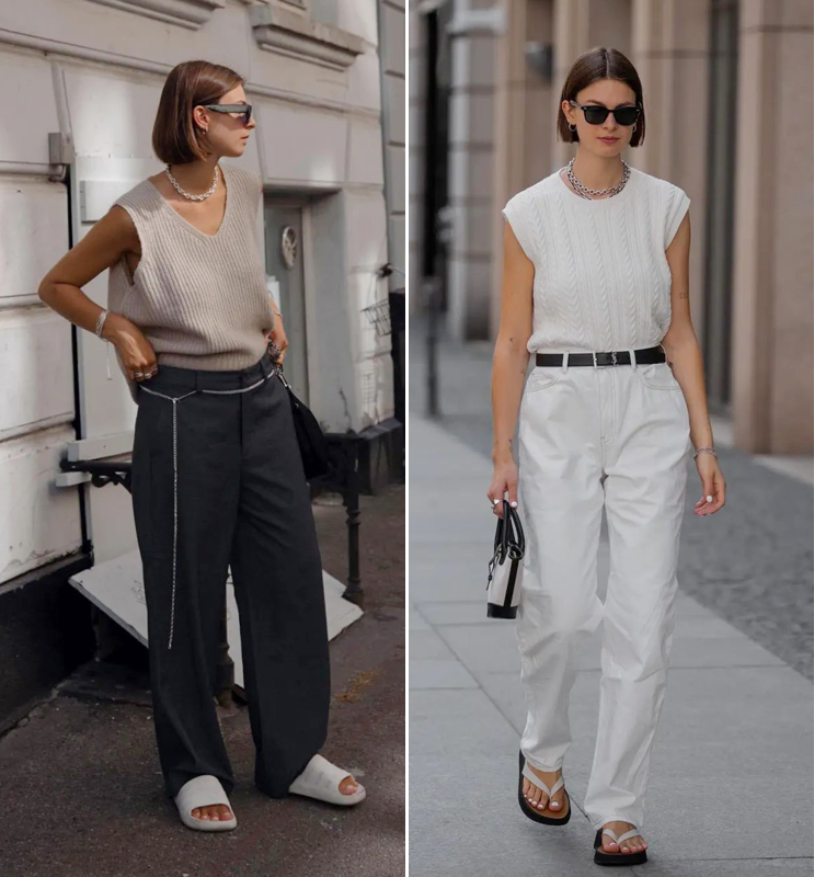 入秋后流行针织衫裙子温柔又美好,姜黄色高领针织衫入秋版