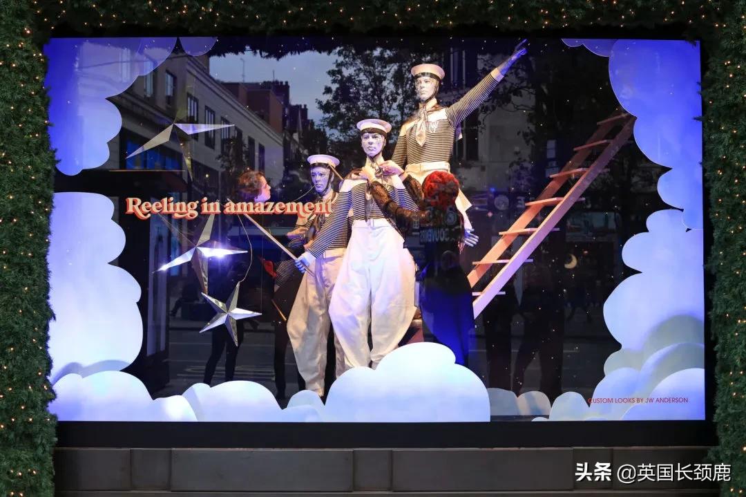 伦敦圣诞橱窗,2021年英国圣诞