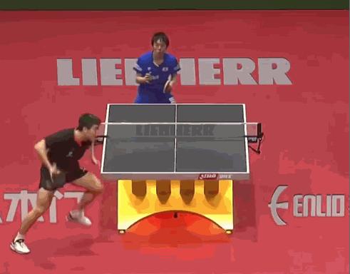 乒乓球的弧线是怎么回事,乒乓球怪异弧线