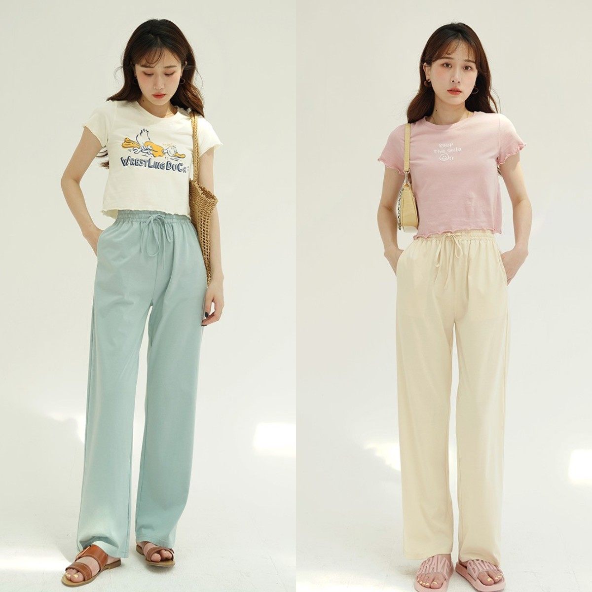 阔腿裤要怎么穿才又显瘦又好看,阔腿裤的时尚穿搭好看又独特