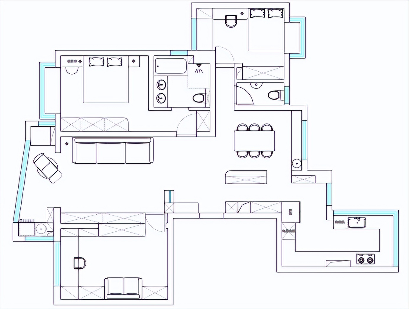 小户型做满墙柜子,小户型全屋做柜子