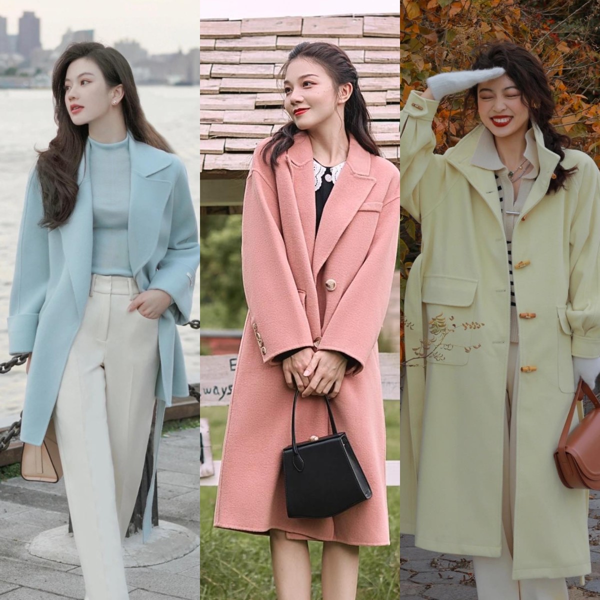 黑色大衣永不过时的经典色,今年流行的大衣颜色怎么选