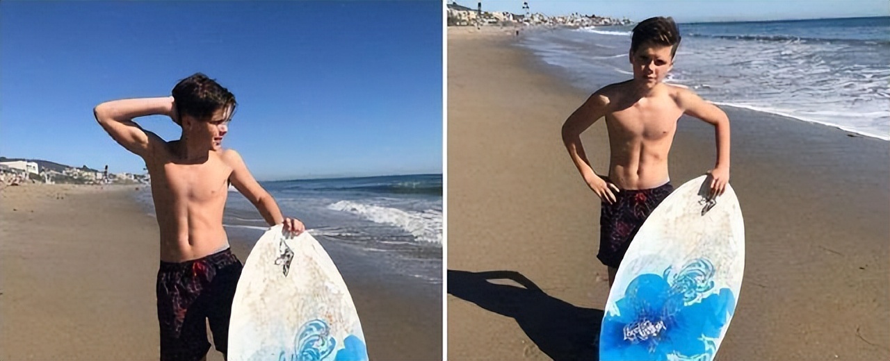 贝克汉姆布鲁克林17岁,贝克汉姆贝小七今年多大了