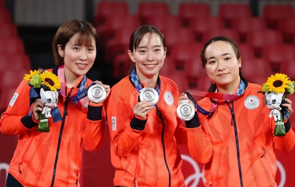 日本乒乓球队张本智和早田希娜,2021伊藤美诚早田希娜双打