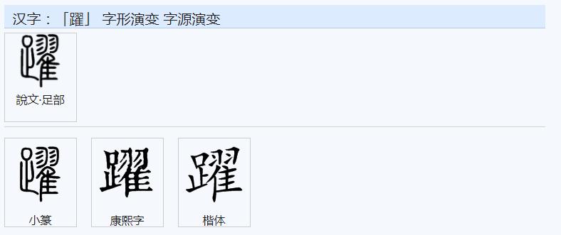 常用字范式之一二五