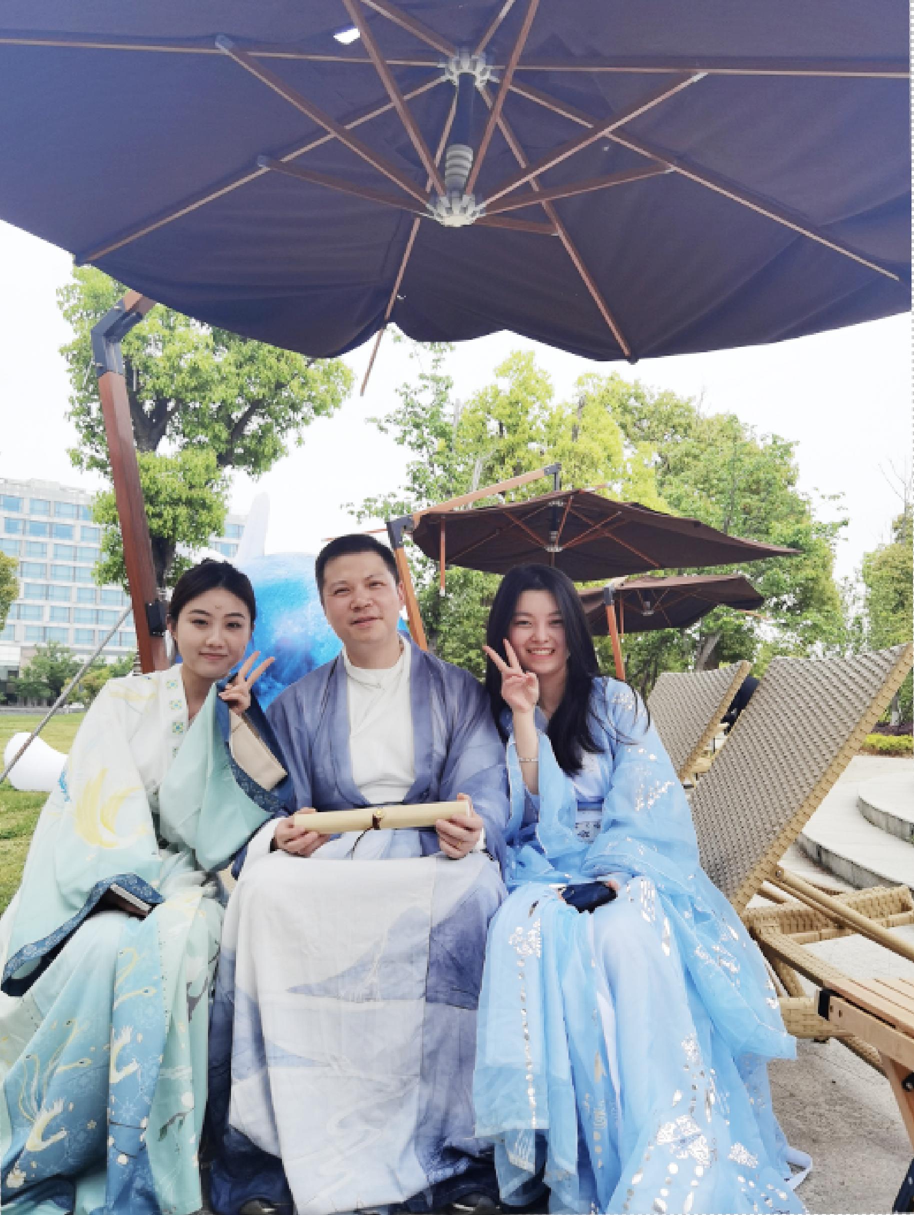 当汉服遇到下午茶,露营汉服