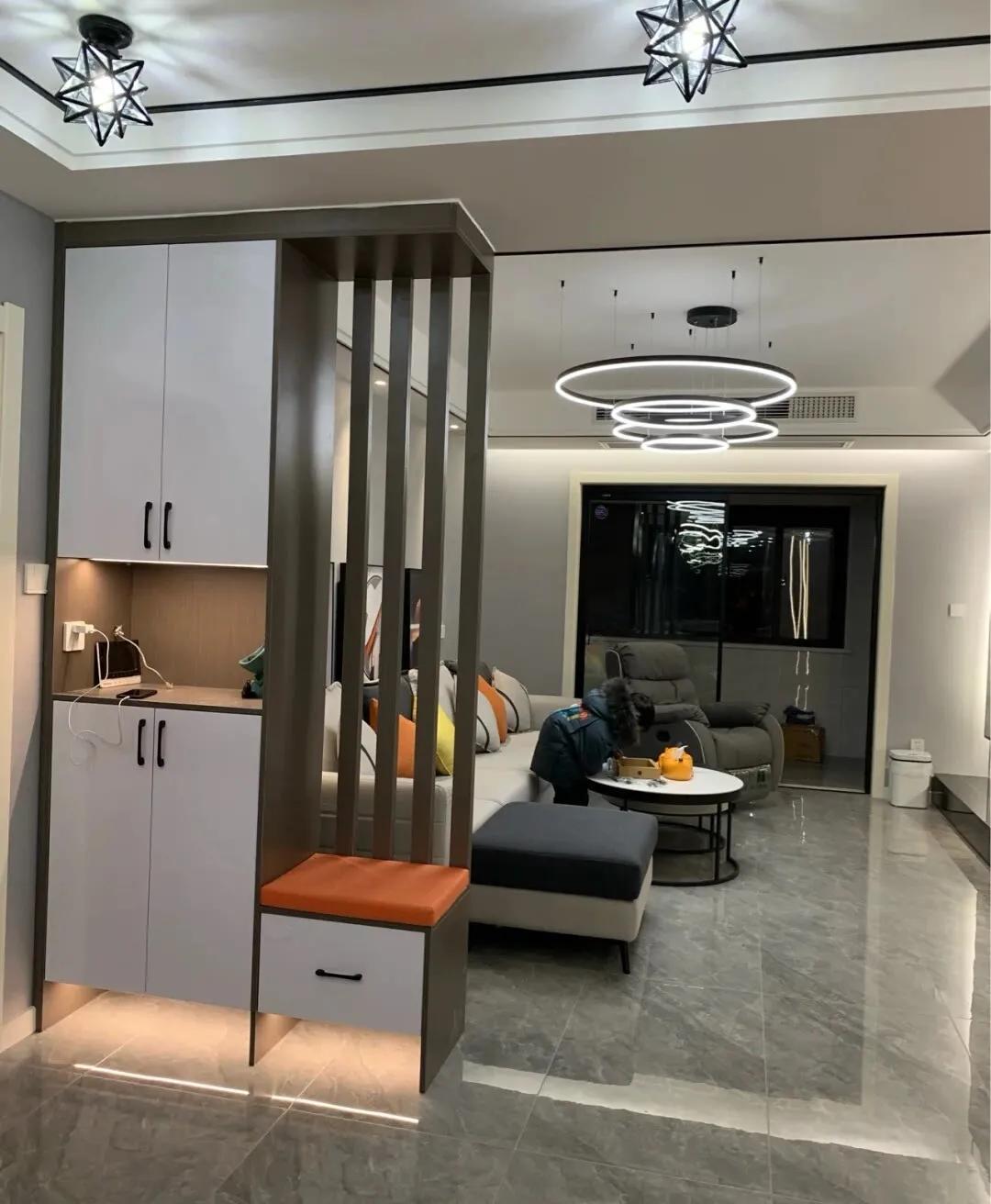 屏风隔断柜效果图,20公分隔断柜效果图