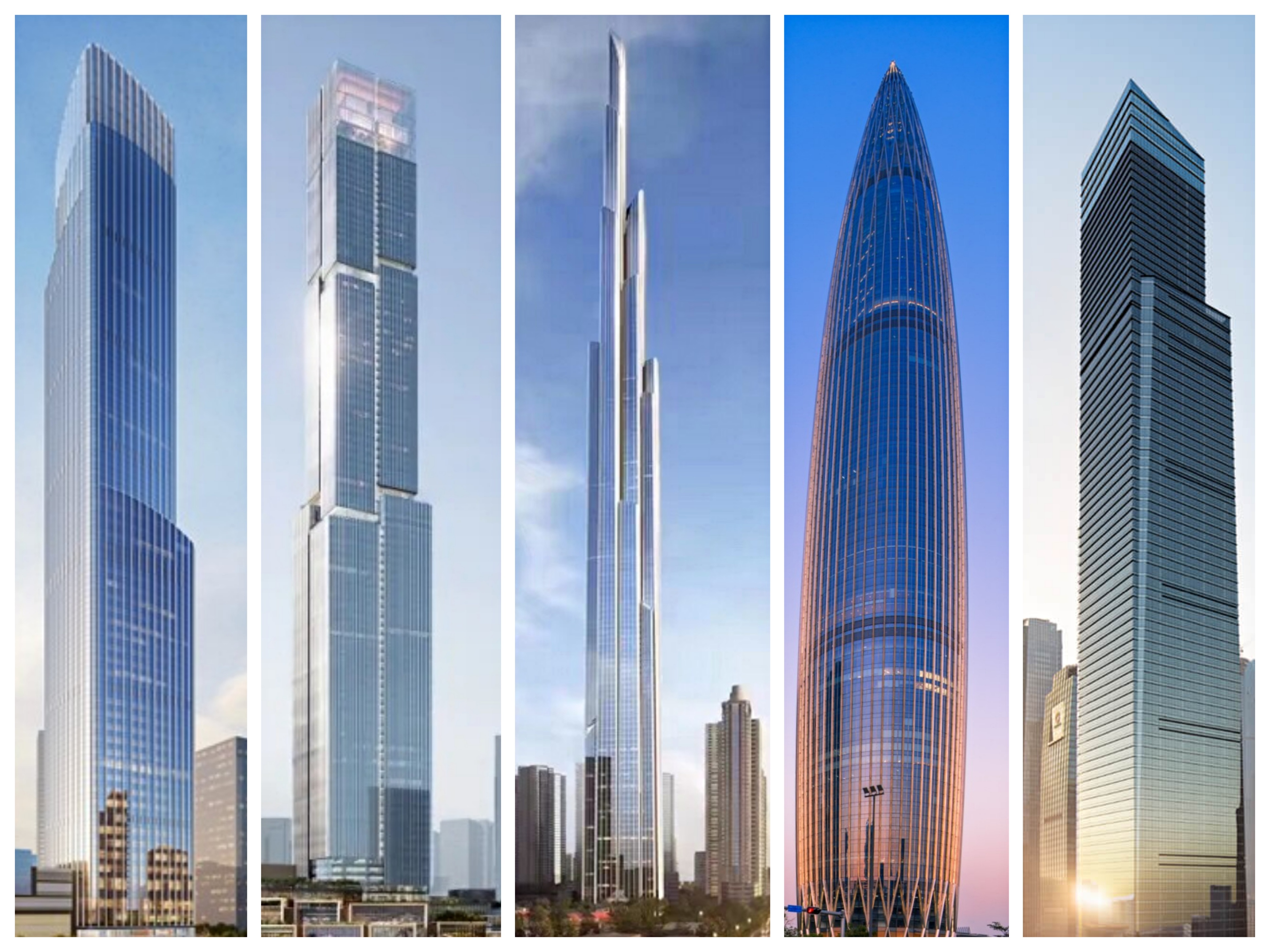 华润建的双子塔,华润中原超级总部基地超高层