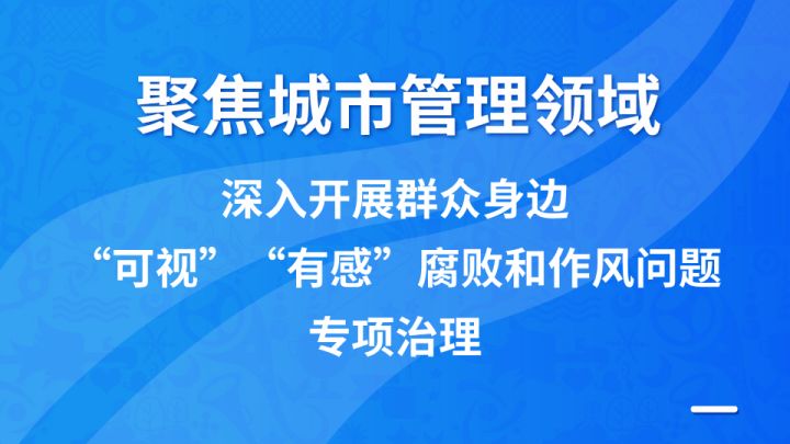 亮剑“可视”“有感”腐败和作风问题|靶向纠治城市铺面越门违规占道经营问题！