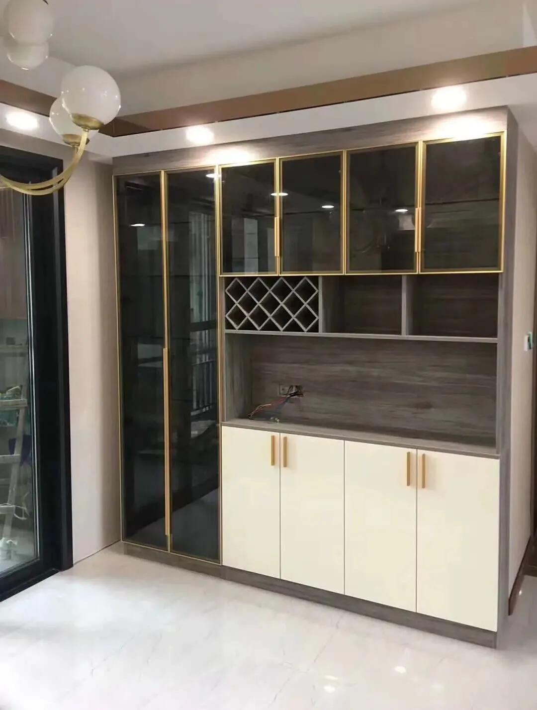 20公分酒柜样式效果图,新中式酒柜实拍图