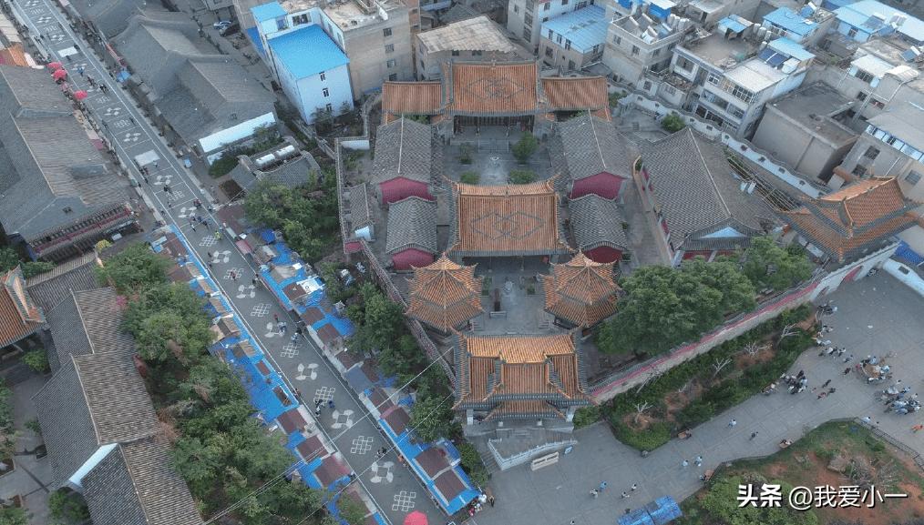 云南昆明古建筑群图,云南省昆明市官渡古镇古建筑