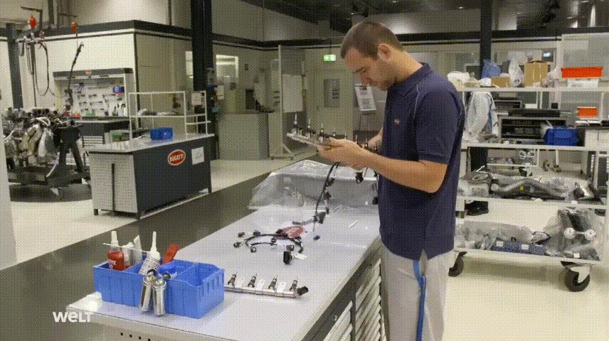 布加迪95968拼装教程,高清实拍布加迪