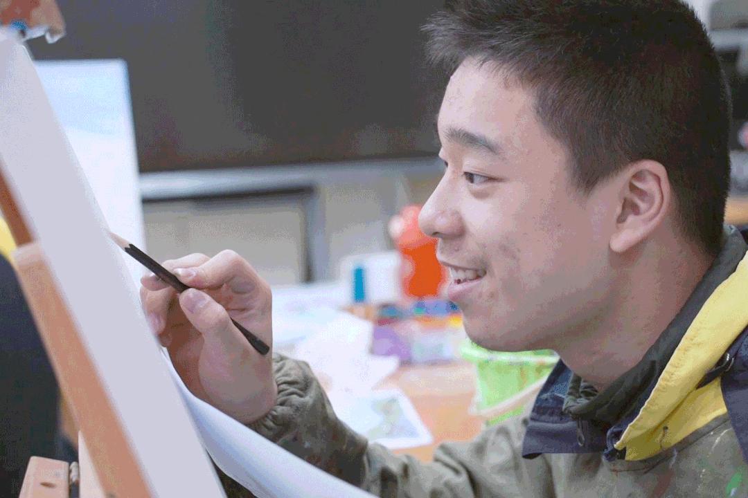 孤独症儿童的作品,孤独症小学生