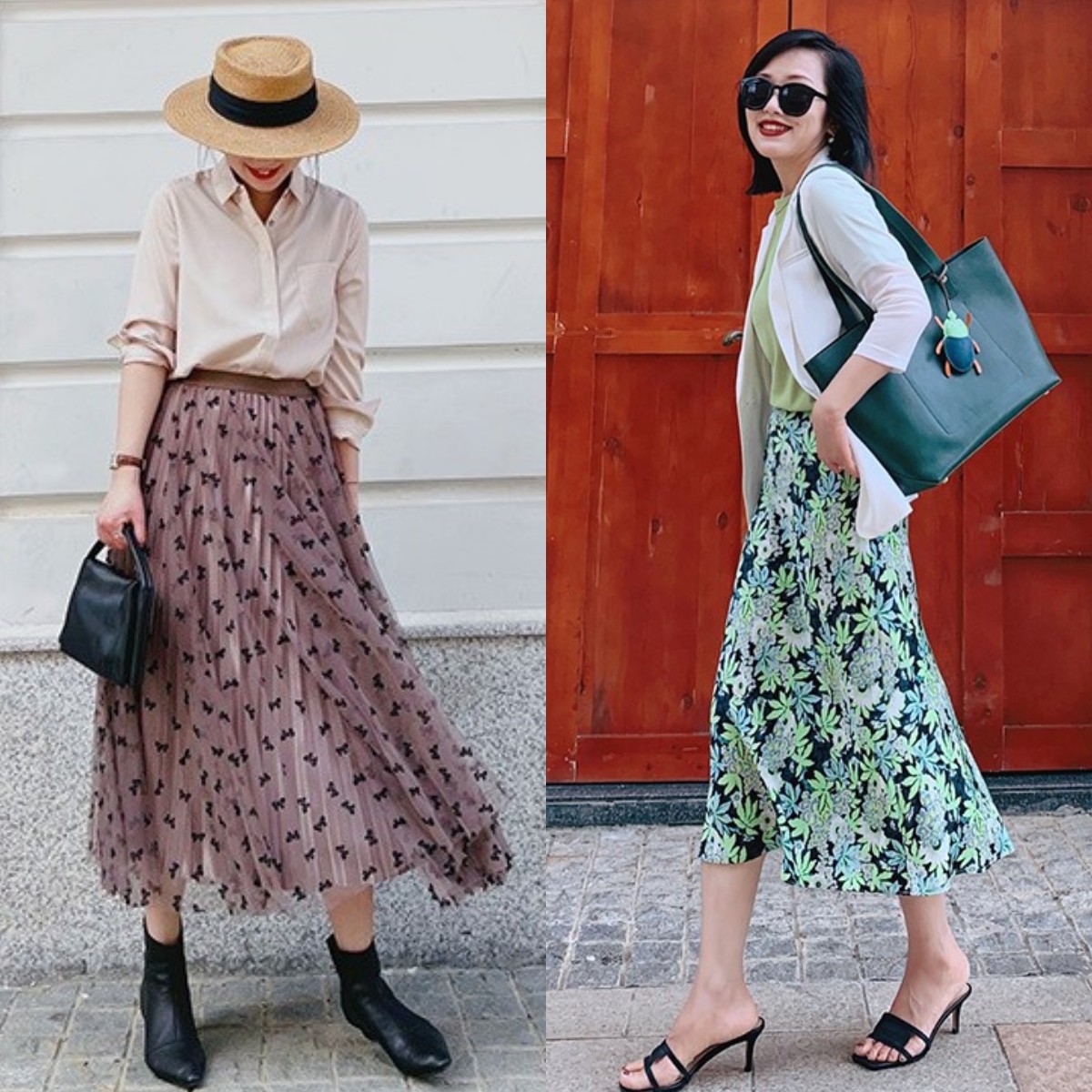 碎花裙夏天的最佳开启模式,碎花裙如何才能穿得清新脱俗