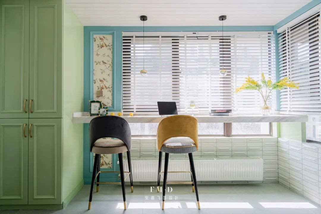 有吧台,有吧台有餐桌的设计