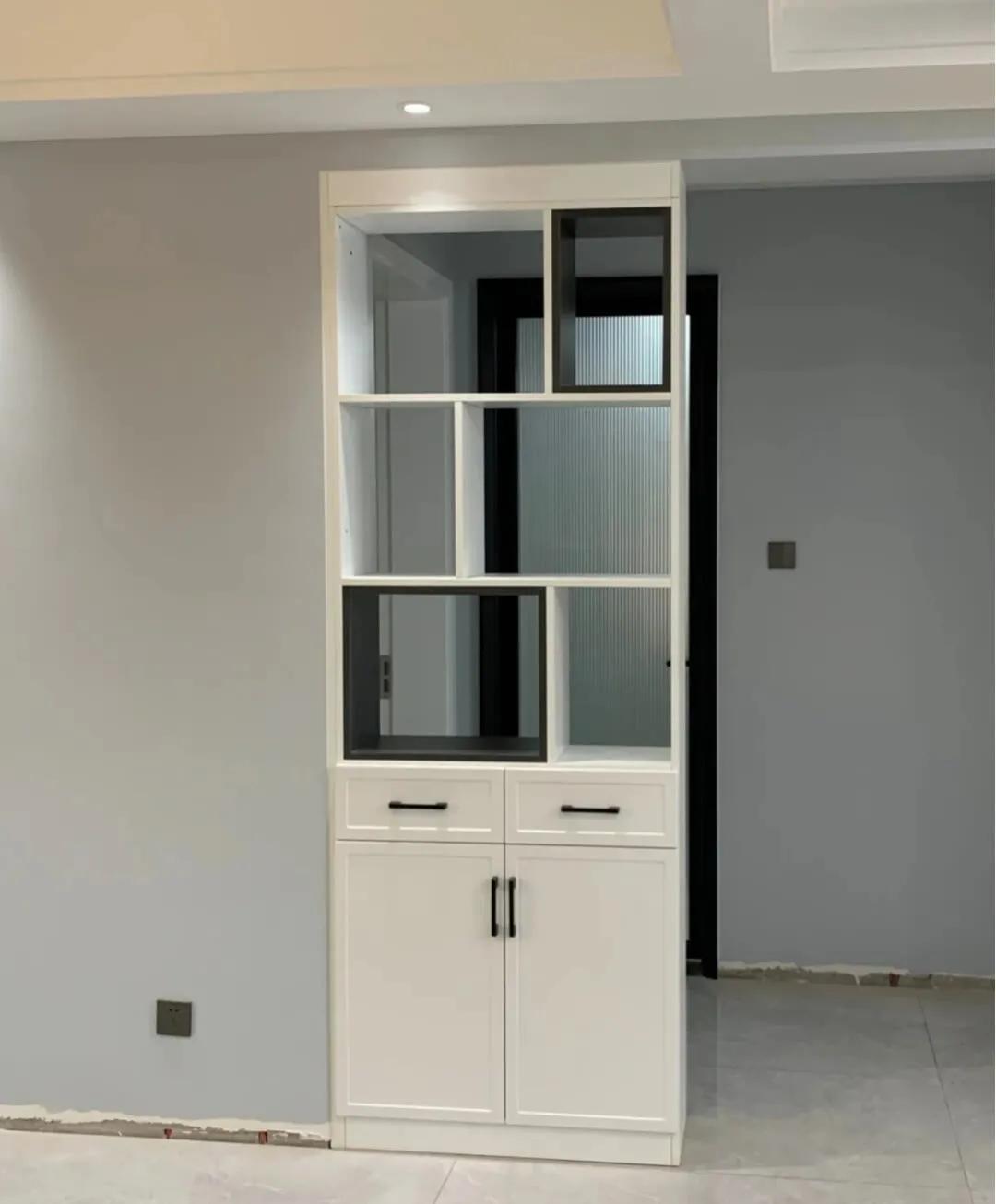 屏风隔断柜效果图,20公分隔断柜效果图