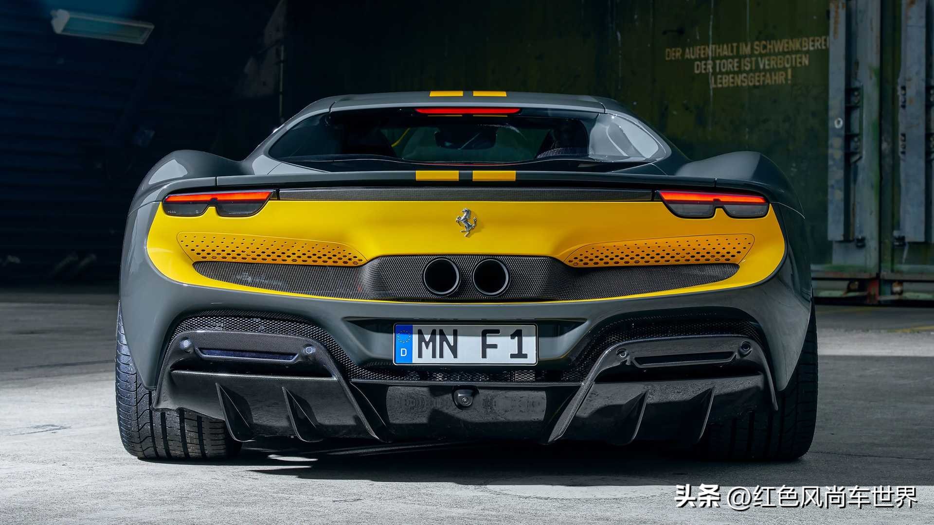 法拉利296gtbnovitec排气,法拉利改novitec