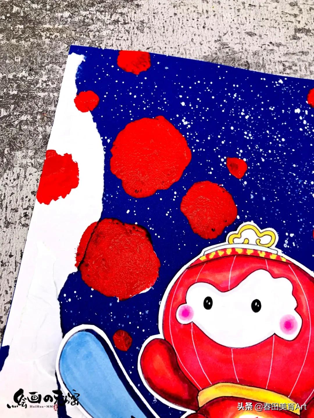 综合少儿美术创意课程,冬奥会少儿美术