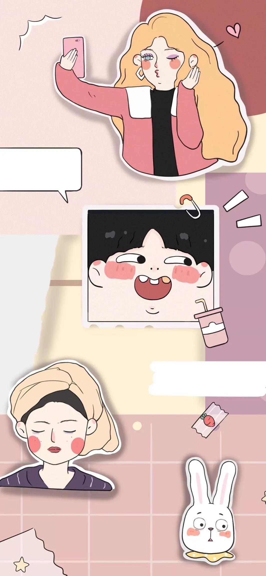 手机壁纸情侣壁纸,动漫情侣壁纸超清全面屏