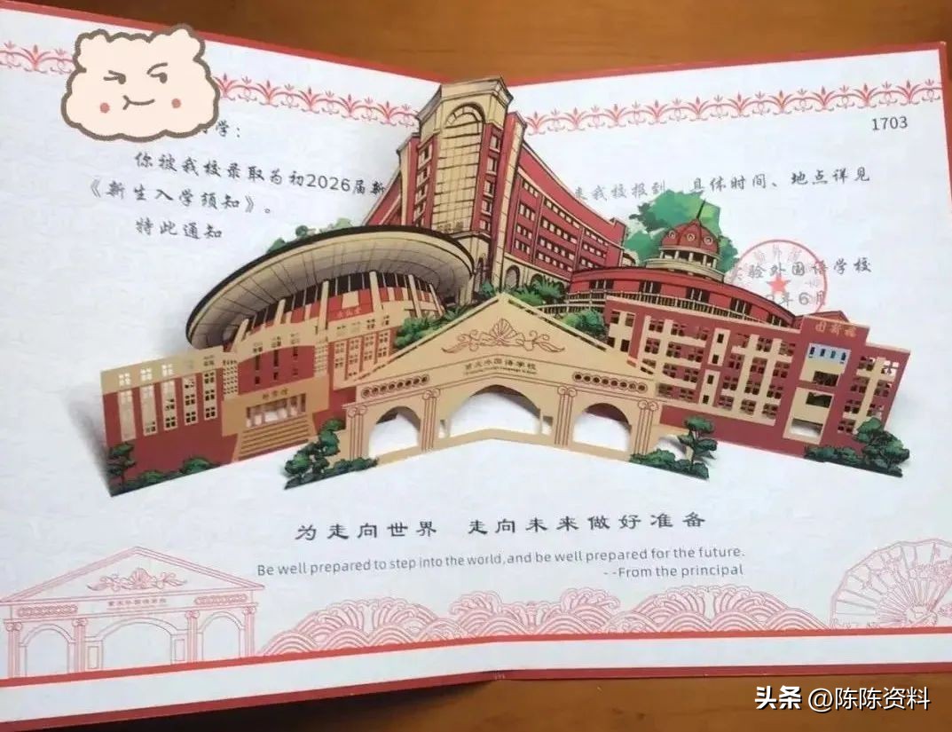 晒重庆重点高中录取通知书,2019重庆高考录取通知书