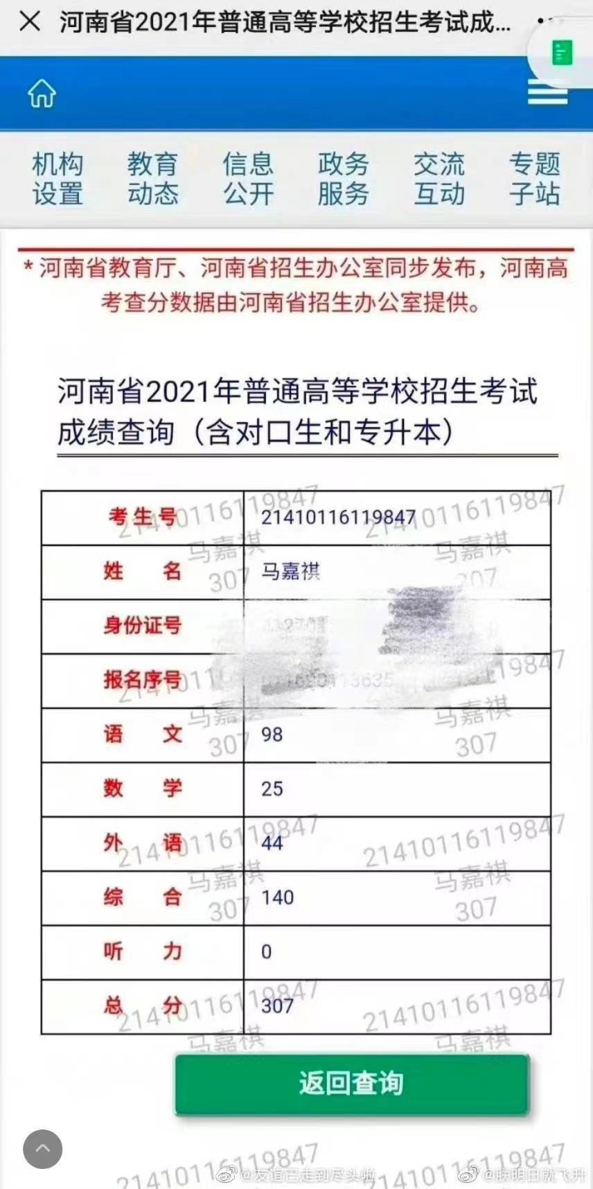 明星高考成绩对比差距,明星高考成绩有多烂