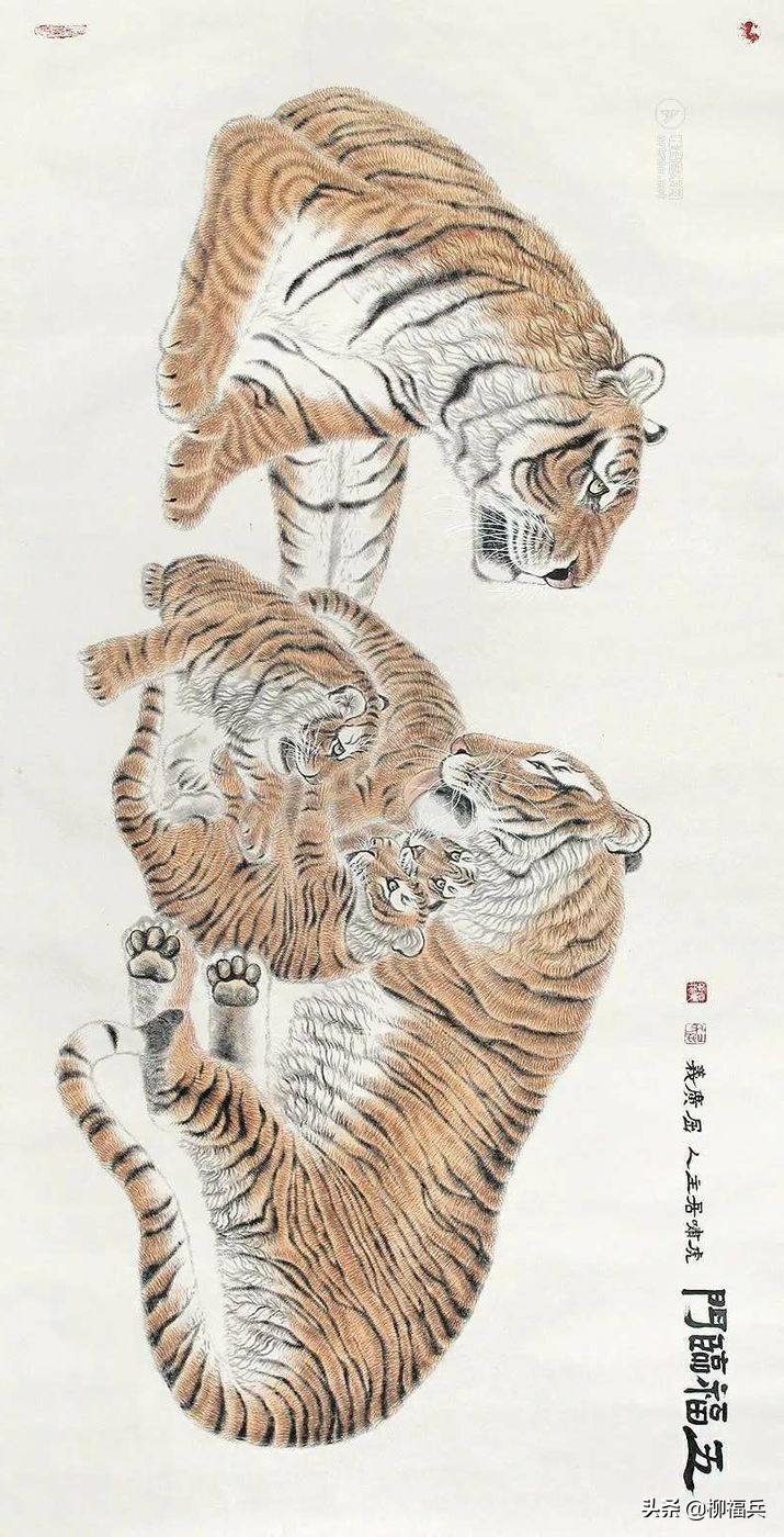 中国历代国画家传奇作品图片欣赏,六骏图国画高清大全