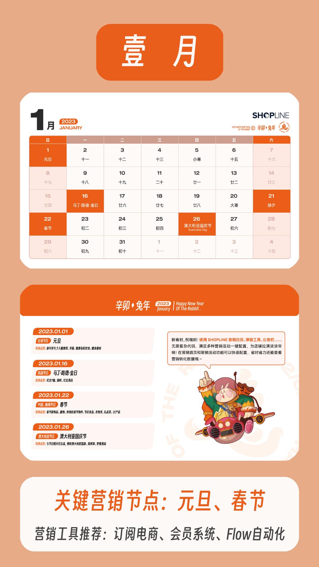 2023年2月外贸营销日历,出海营销日历