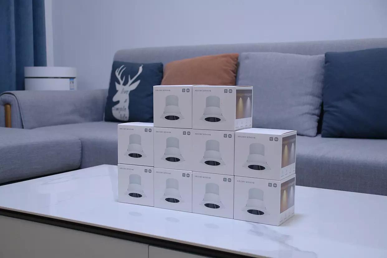 一次入手10个只为打造全屋智能，米家LED射灯蓝牙MESH版评测体验