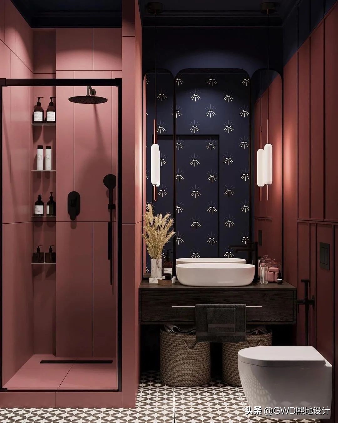 最美卫生间装修效果图,2021最火卫生间设计效果图