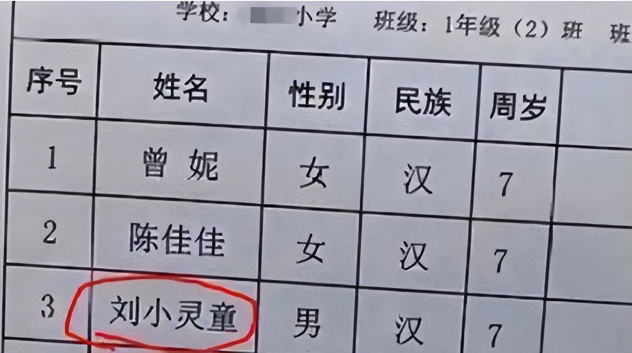 小学生姓“公”，父母为他起了这样一个名字，不少女同学被吸引