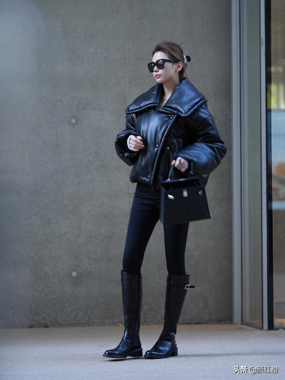 羊剖层皮革羽绒服短款,女款皮革粉色中长款加厚羽绒服