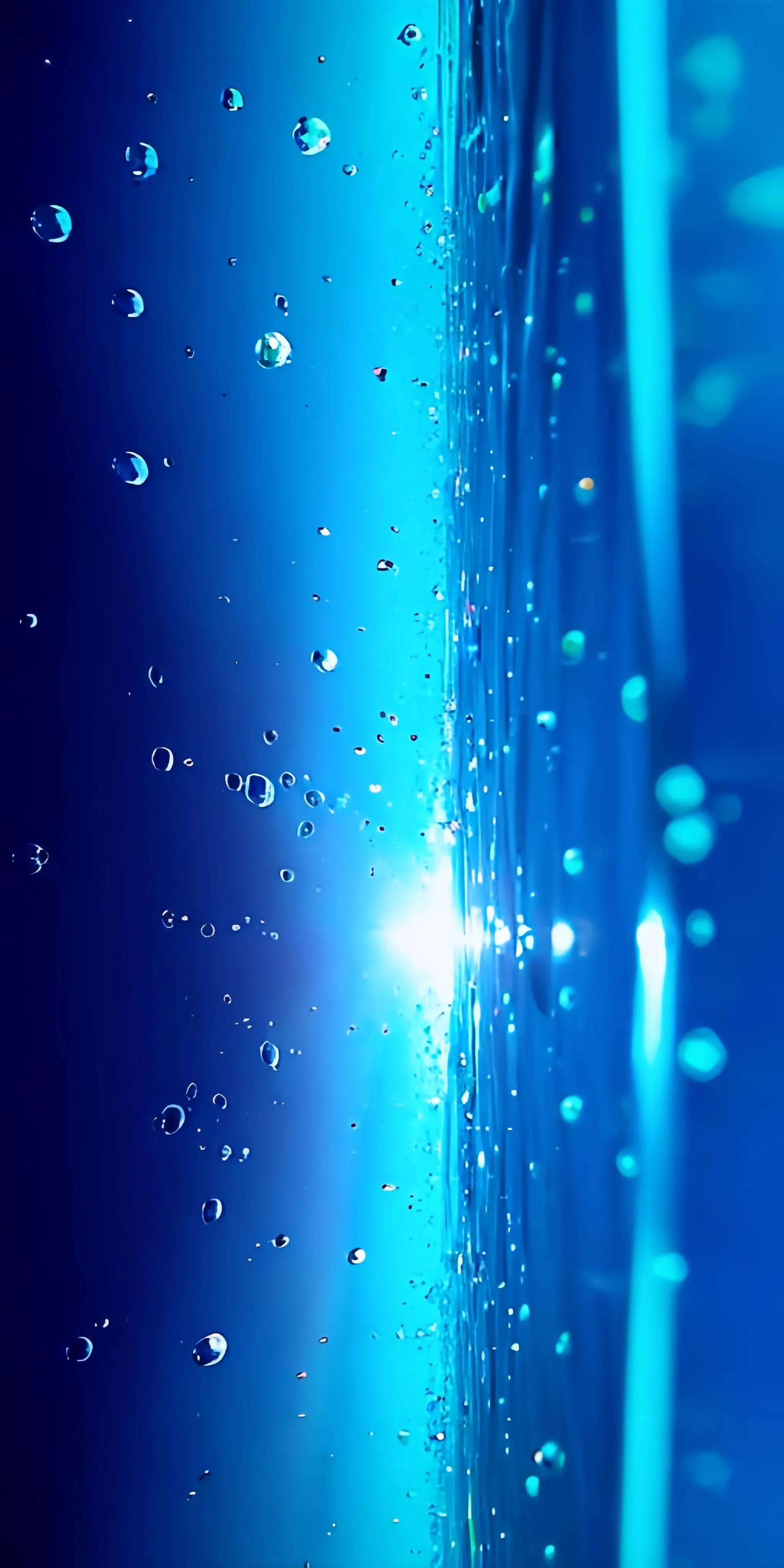 最清晰亮光风景竖版壁纸,水珠蓝色壁纸高清图片大全