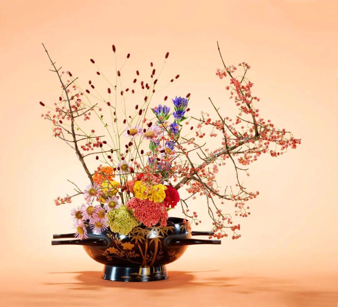 日式插花小原流花道,日式插花的13个基本技巧