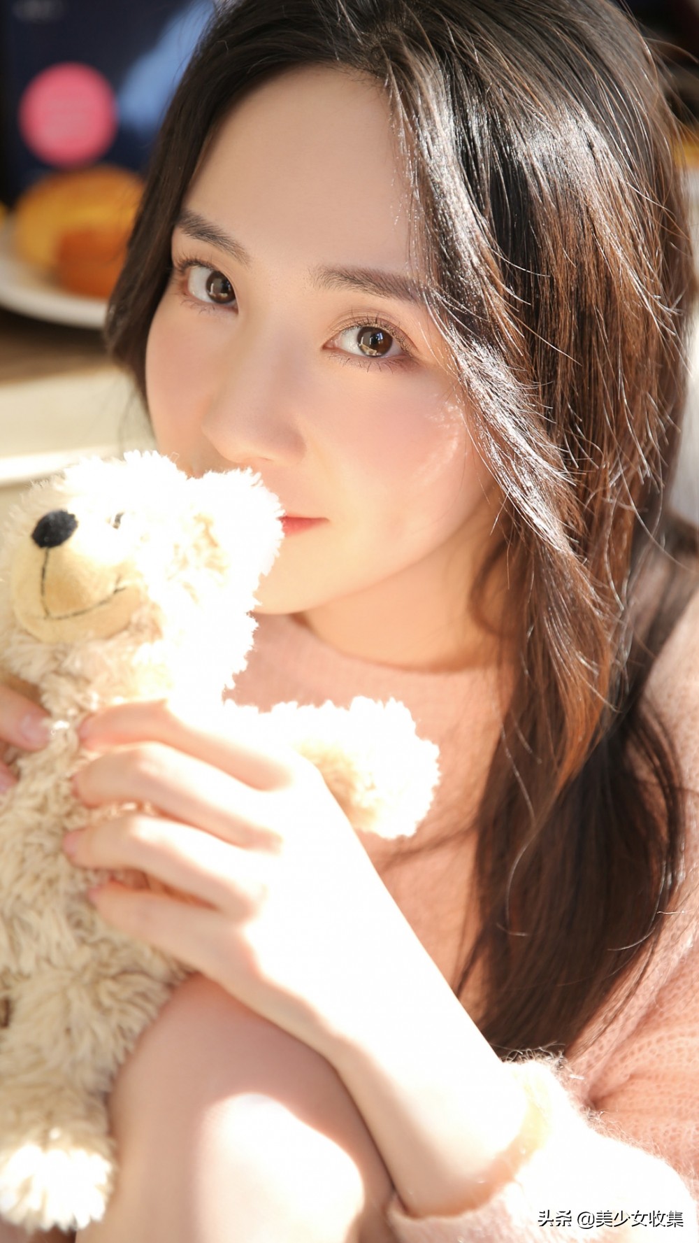 粉嫩少女妆容教程,清透干净少女妆容