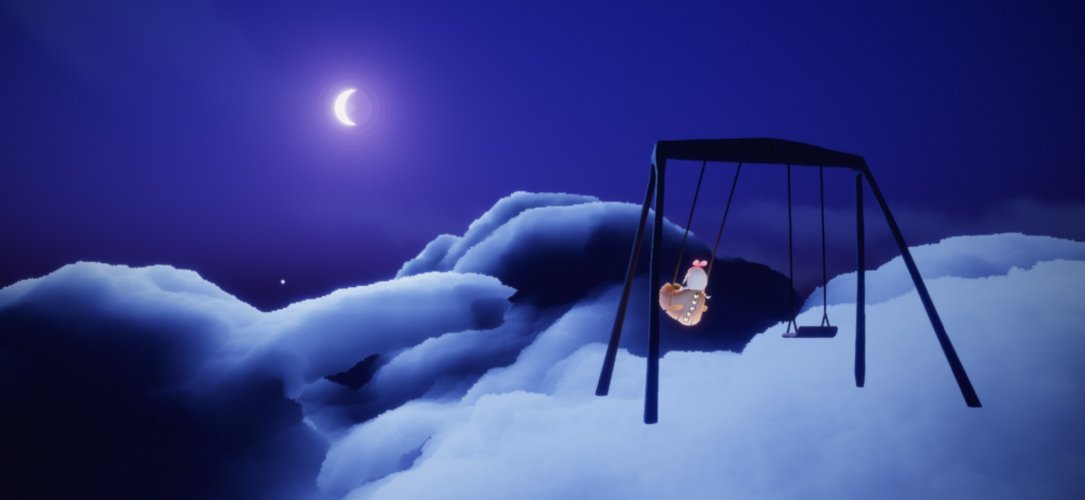 光遇紫色的月亮,光遇紫蓝月打卡教程