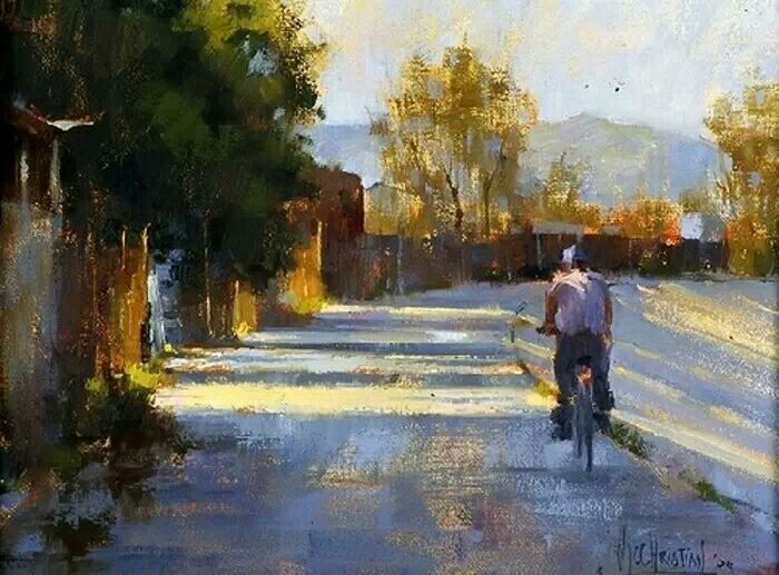 美国女画家珍妮弗,美国现代印象派女画家