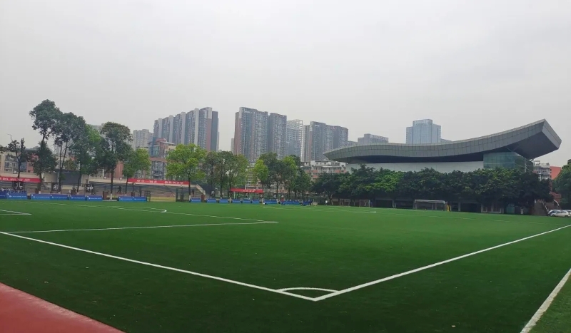 成都中小学首块获国际足联（FIFA）认证足球场落地成华区