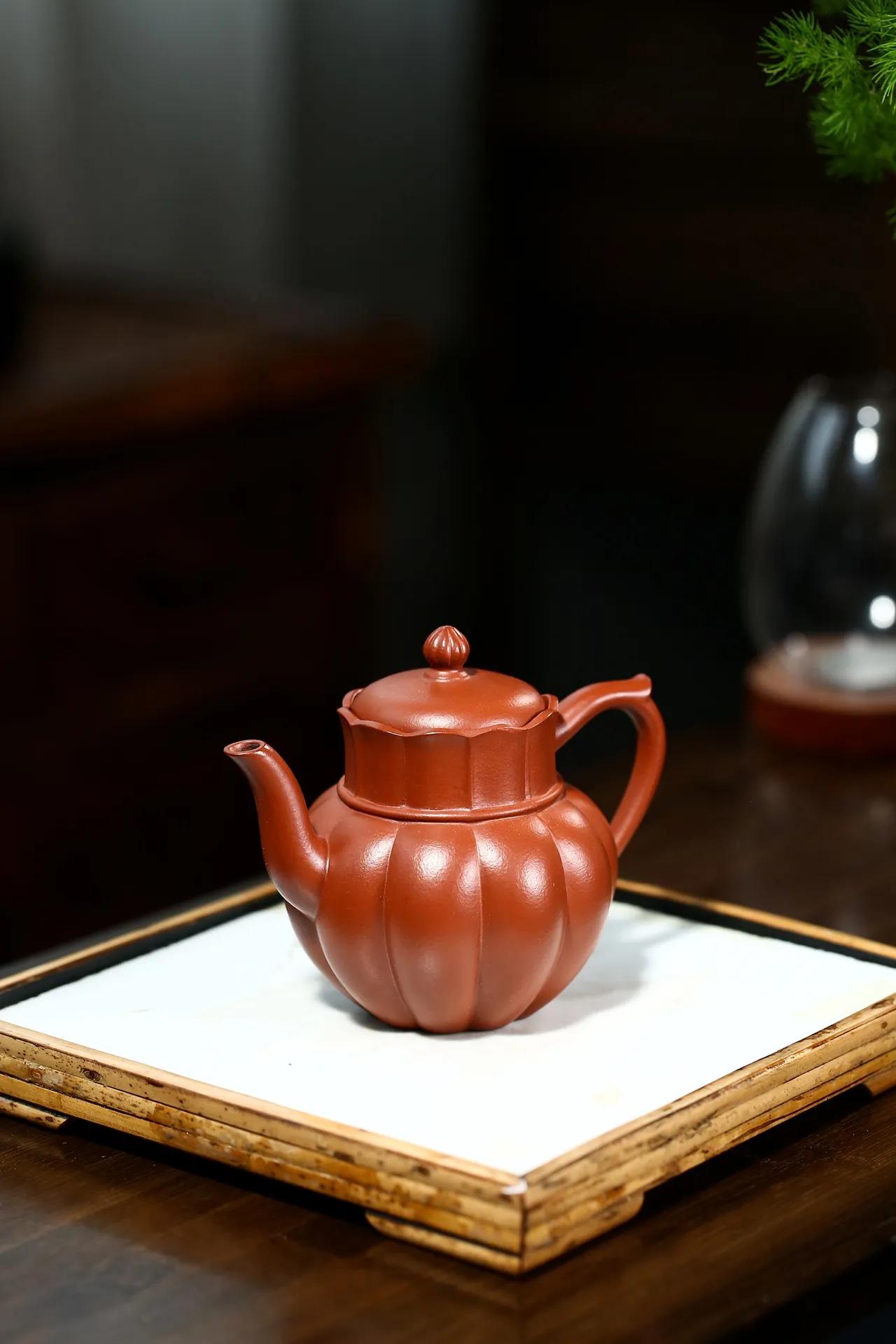 僧帽紫砂壶型,莲花僧帽紫砂壶