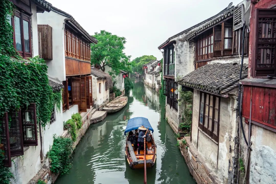 中国第一水乡周庄美景图片,苏州古镇周庄中国第一水乡